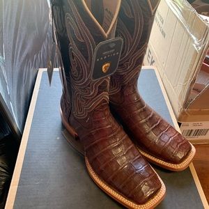 Ariat Men’s Stillwater Caiman Belly Boots NWT